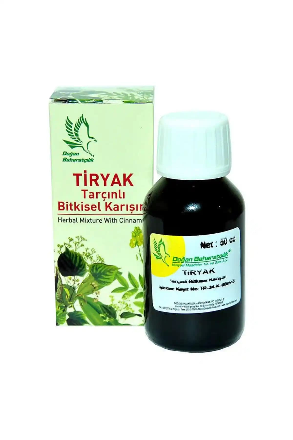 Tiryak Tarçınlı Bitkisel Karışım 50 ml: Türkiye Menşeli ve Doğal Özelliklerle İnceleme