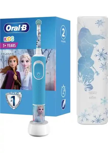 Oral-B D100 Vitality Frozen Çocuklar İçin Şarjlı Diş Fırçası Güçlü Temizlik ve Kullanım Kolaylığı