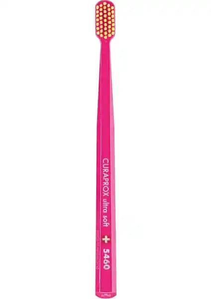 Curaprox CS5460 Ultra Soft Macenta-Sarı Diş Fırçası Hassas Dişler ve Diş Eti İçin Uygun