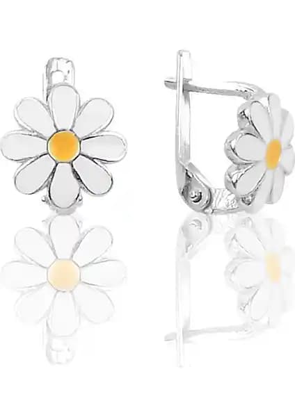 Söğütlü Silver Papatya Modeli Rodyum Kaplamalı Küpe İnceleme ve Detaylar