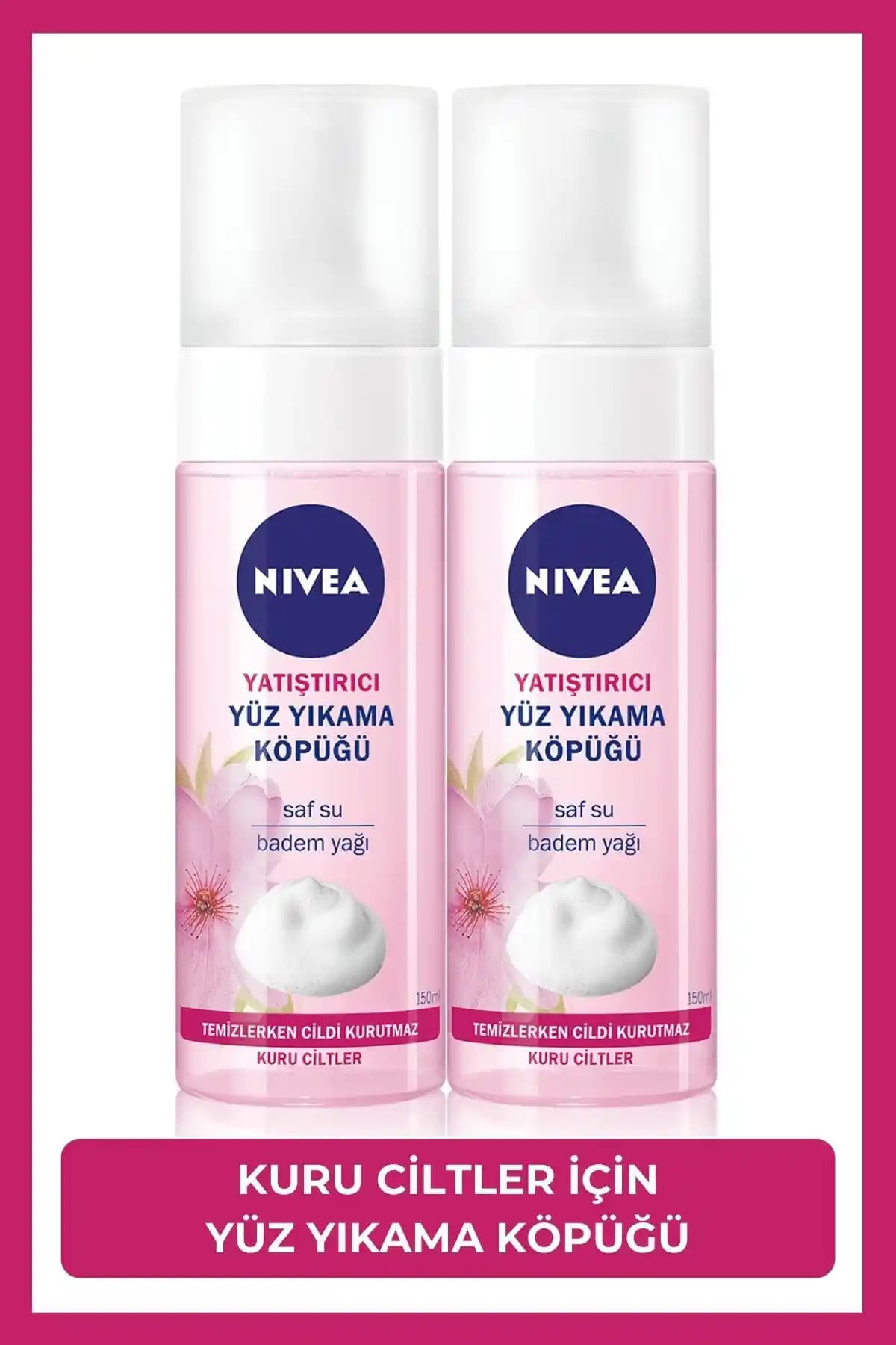 NIVEA Yatıştırıcı Yüz Temizleme Köpüğü Hassas Ciltler İçin Doğal ve Etkili Temizlik Çözümü