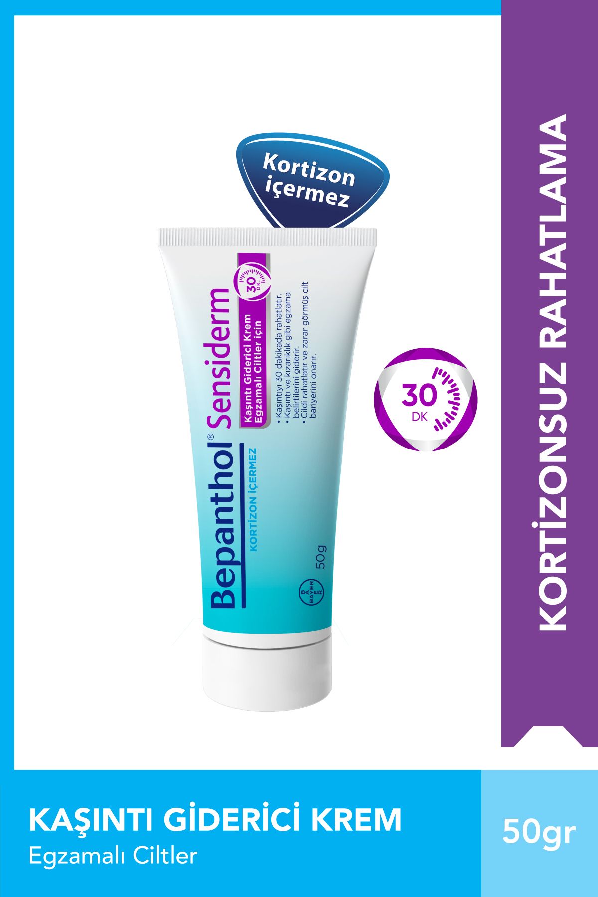 Sensiderm Kaşıntı Giderici Krem 50g