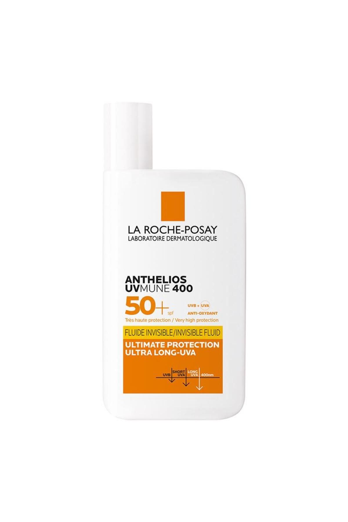 Anthelios Uvmune400 Invisible Fluid Spf50+Tüm Cilt Tipleri İçin Yüz Güneş Kremi 50 ml