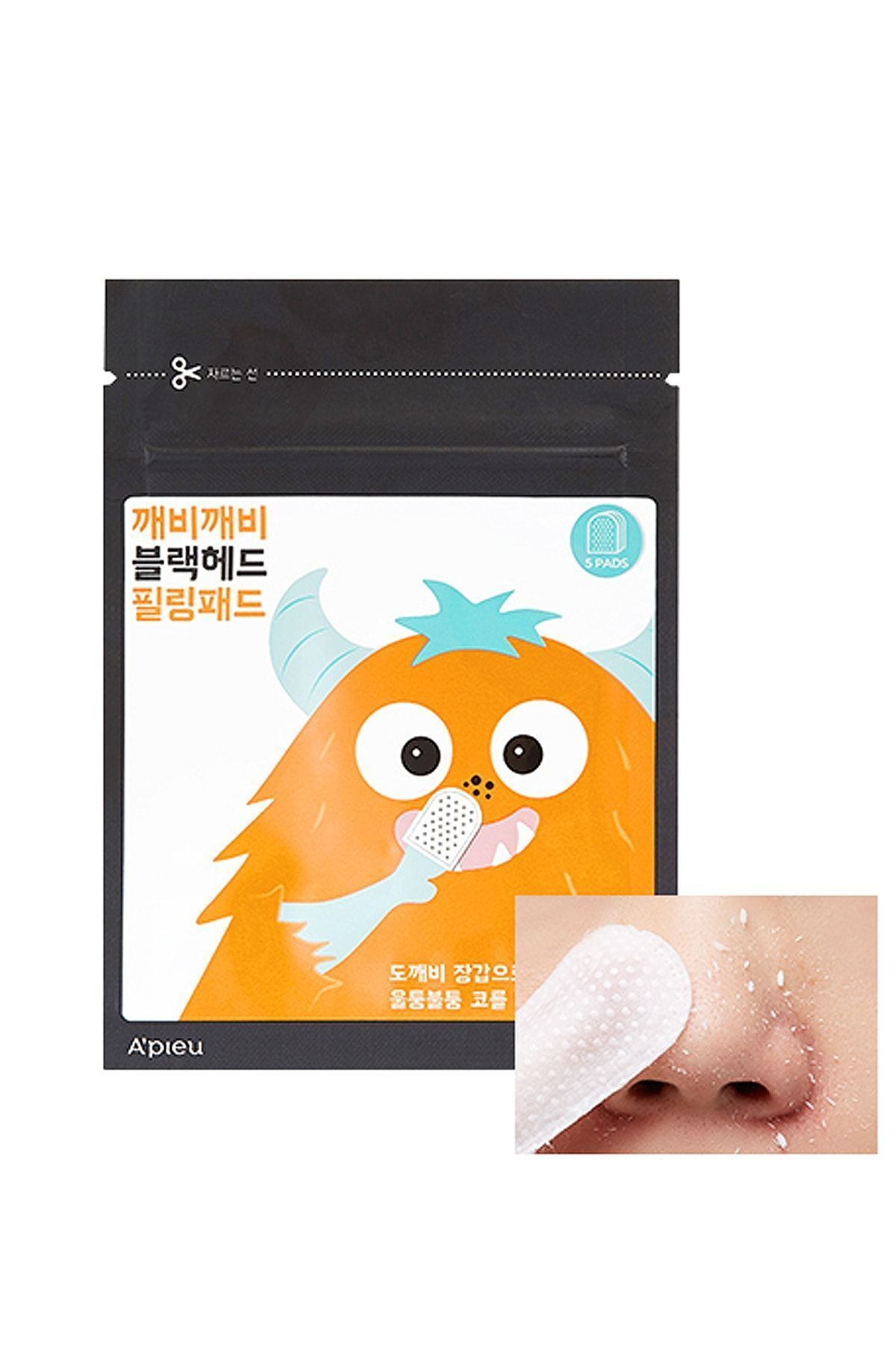 Siyah Nokta  ve Gözenek Temizleyici Peeling Ped APIEU Goblin Blackhead Peeling Pad