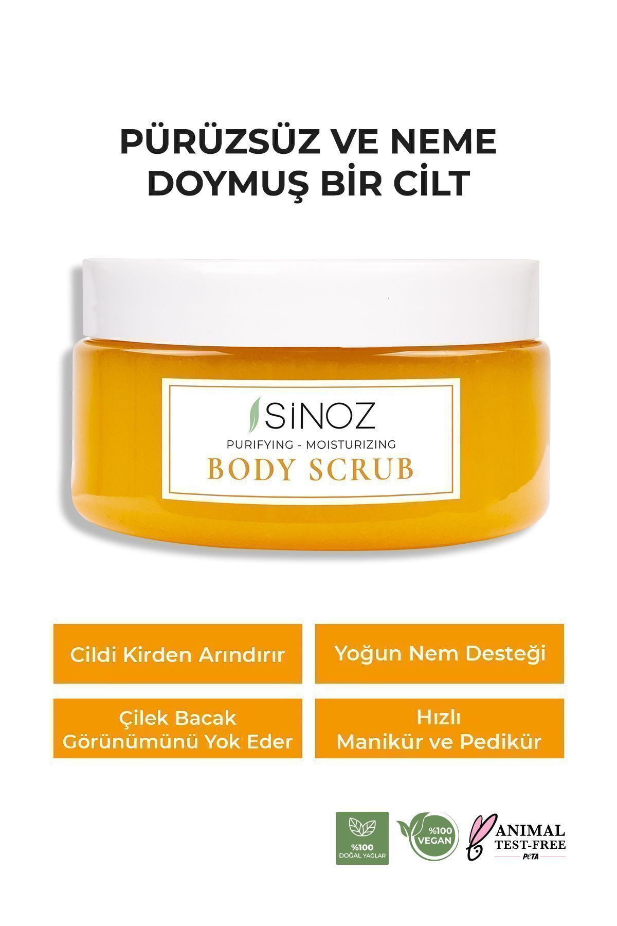 Body Scrub Besleyici Arındırıcı Nemlendirici Vücut Peelingi 300 gr