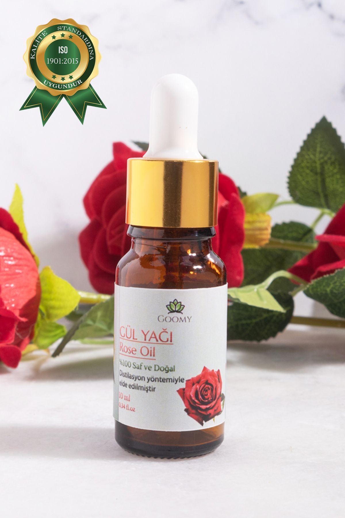 Gül Yağı %100 Doğal Bitkisel Uçucu Yağ Rose Oil 10ml