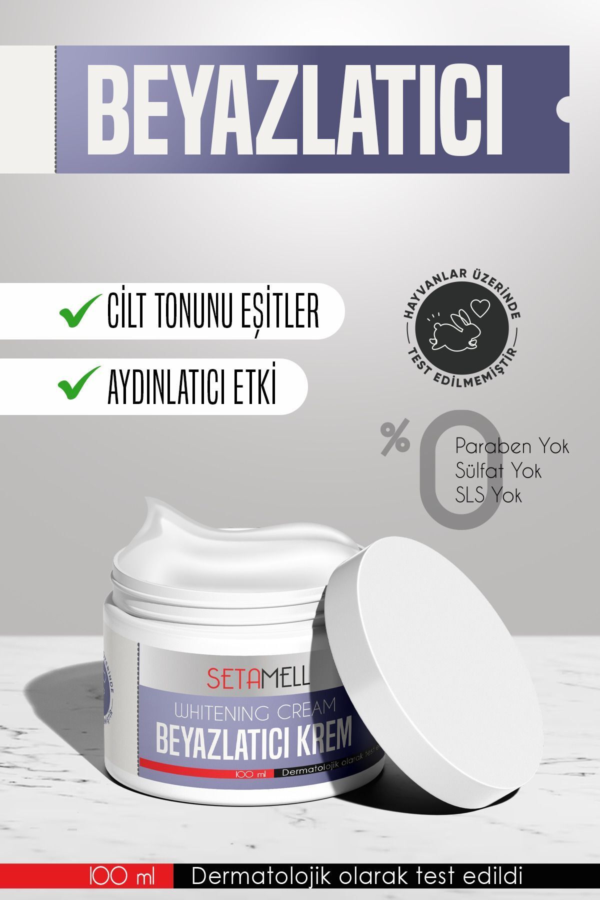 Koltuk Altı-diz-dirsek Ve Bikini Bölgesi Cilt Beyazlatıcı Krem 100 ml Skin Whitening Cream