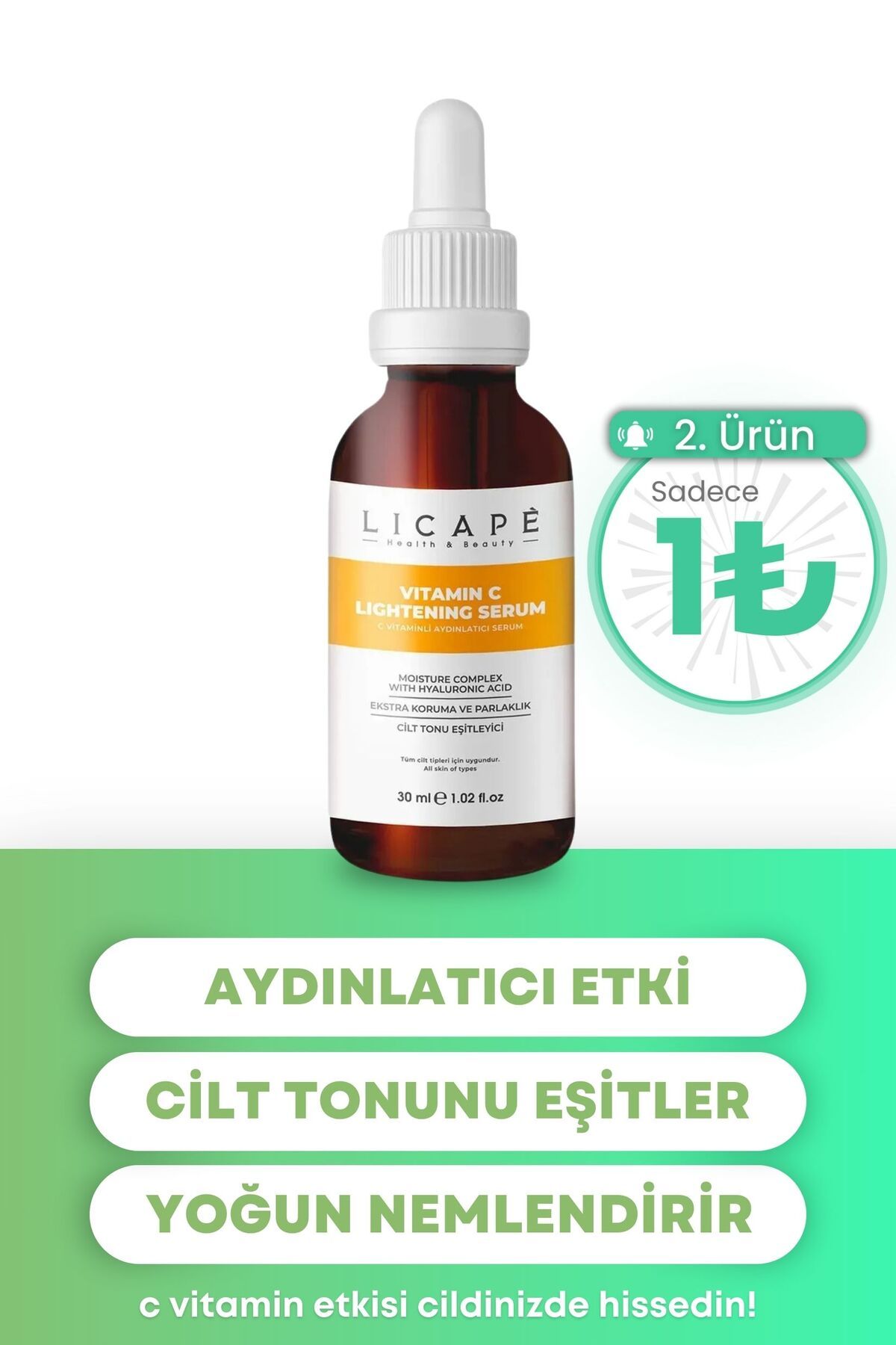 C Vitaminli Aydınlatıcı Serum 30 ml