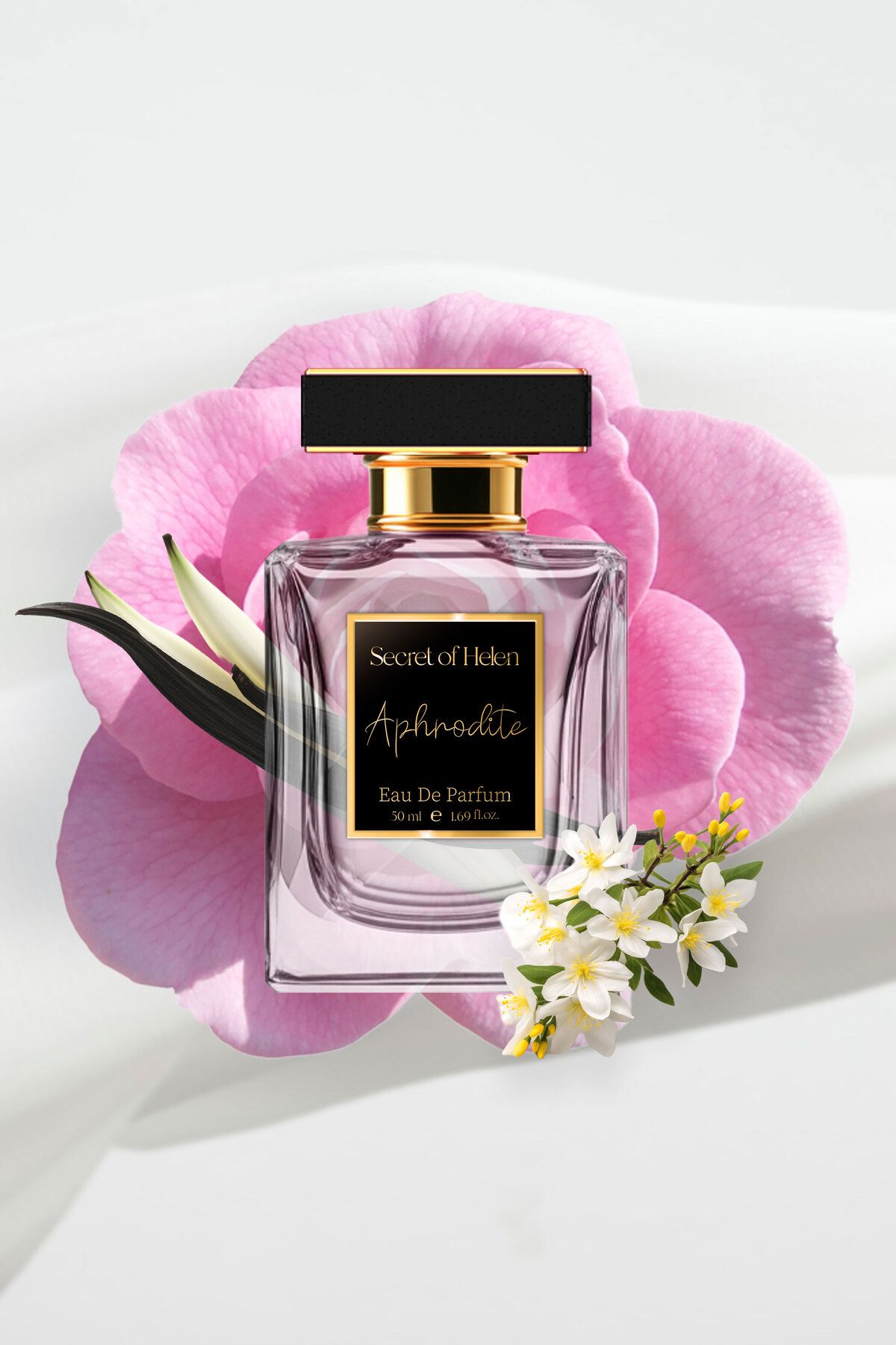 Aphrodite EDP Kadın Parfüm,Çiçeksi-Oryantal, Yasemin, Vanilya, Pralin, Paçuli, 50ml