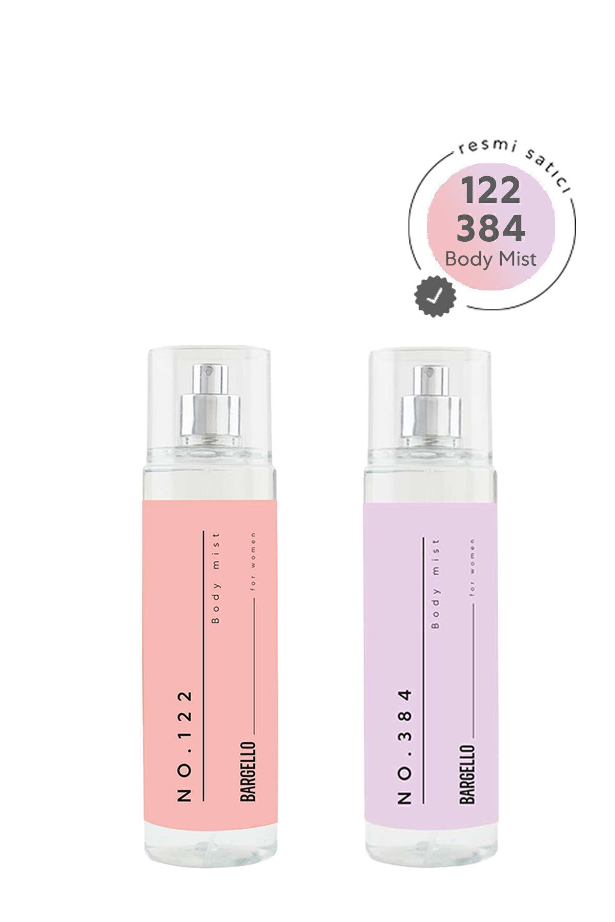 No.122 Kadın 210 ml Body Mist + No.384 Kadın 210 ml Body Mist