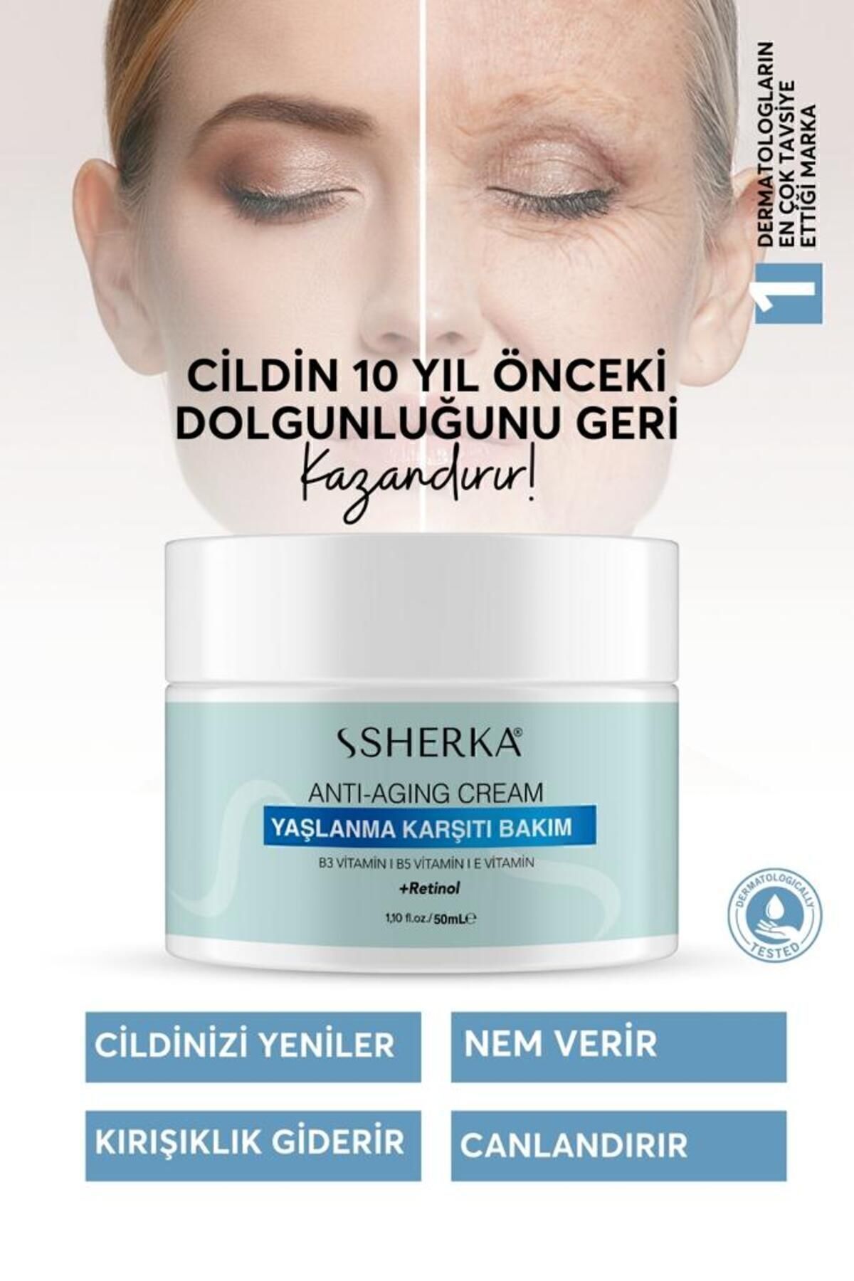 İ Yaşlanma Karşıtı Ve Kırışık Lık Giderici Krem 50 ml