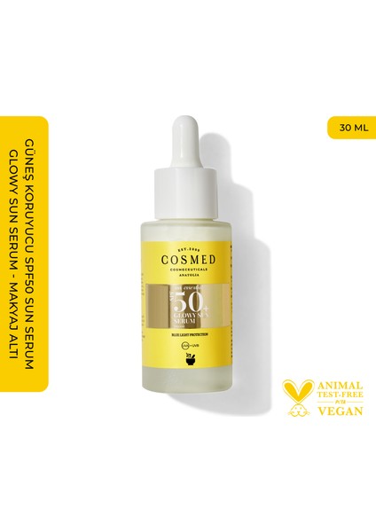 Cosmed SPF50 Glowy Sun Serum 30 ml