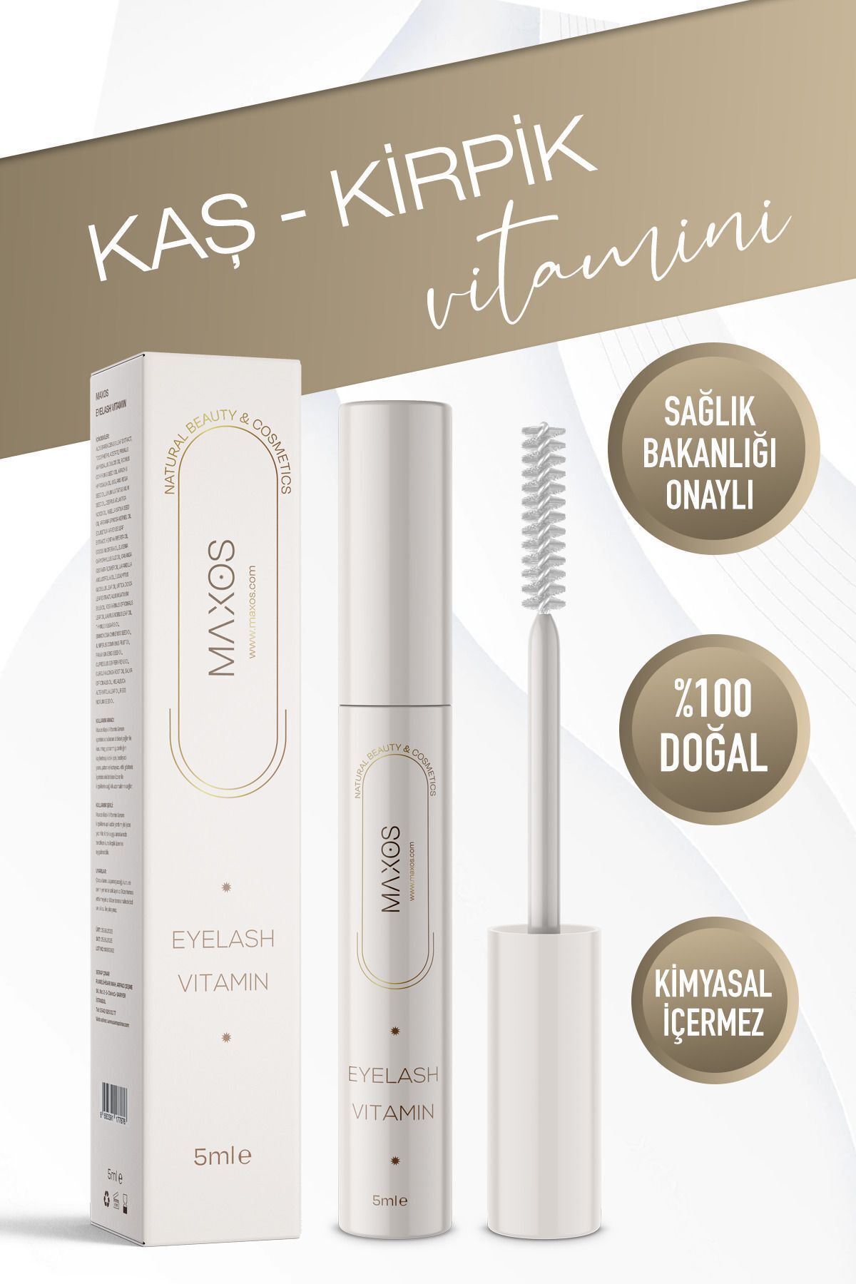 Kirpik Vitamin Serum Bitkisel Özlü, Besleyici Yumuşatıcı Uzatıcı Canlandırıcı