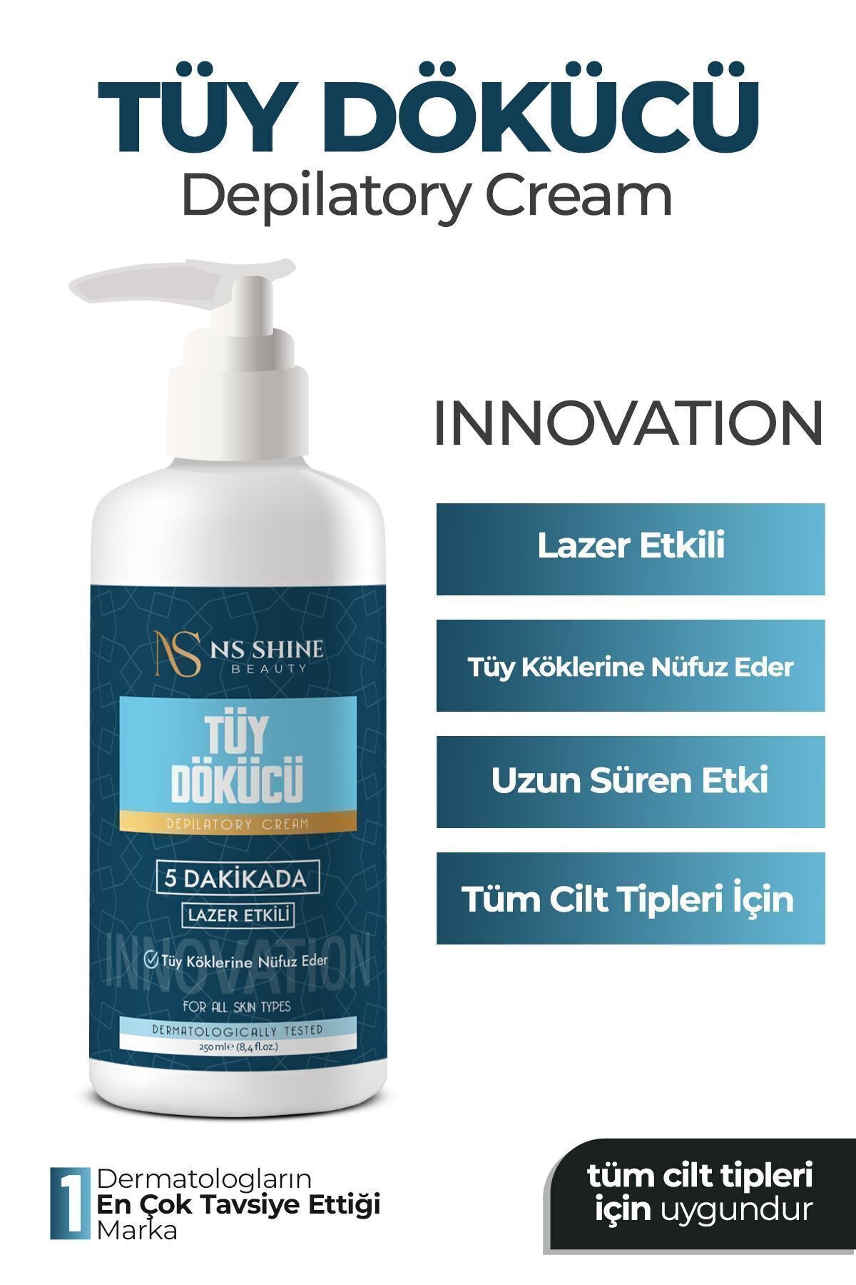 Premium tüy dökücü özel formül kokusuz 250 ml