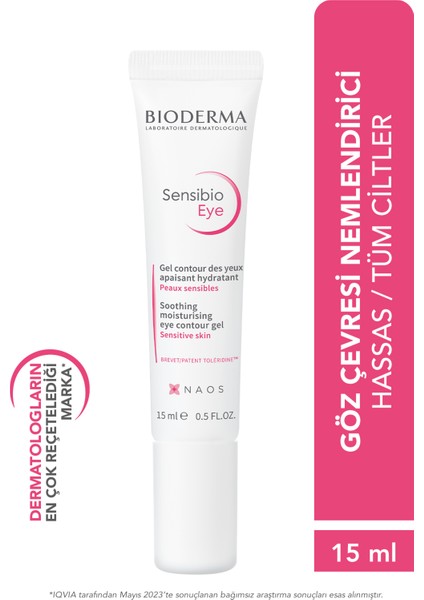 Bioderma Sensibio Eye Contour Jel 15 ml