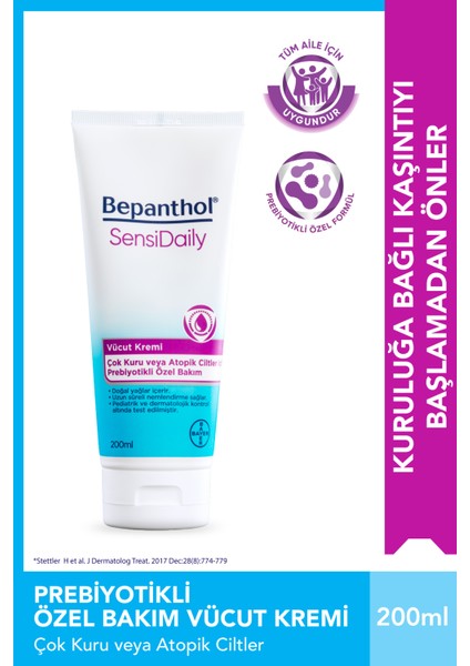 Bepanthol SensiDaily Vücut Kremi 200 ml