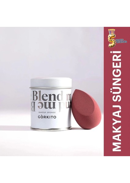 Görkito Makyaj Süngeri - Bordo