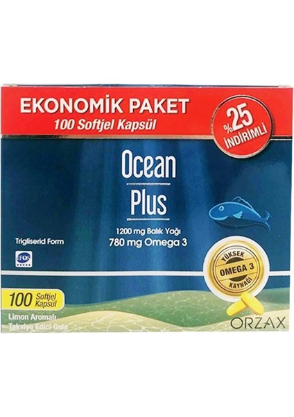 Ocean Plus 1200 Mg 100 Softjel