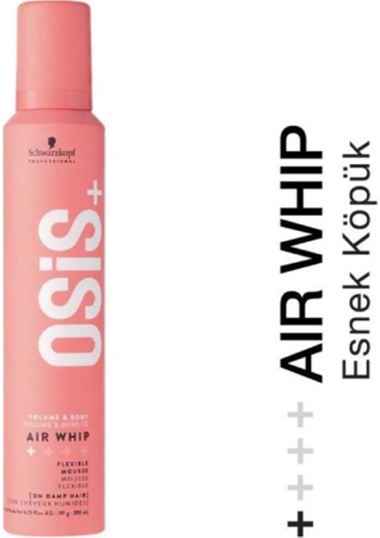 Schwarzkopf Air Whip Hacim Ve Tutuş Sağlayan Esnek Köpük 200ml