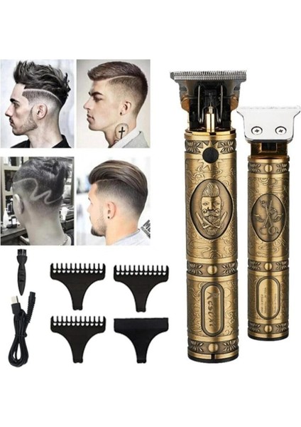 Hair Trimmer T Bıçak Saç Sakal Ense Vücut Çizim Traş Makinesi