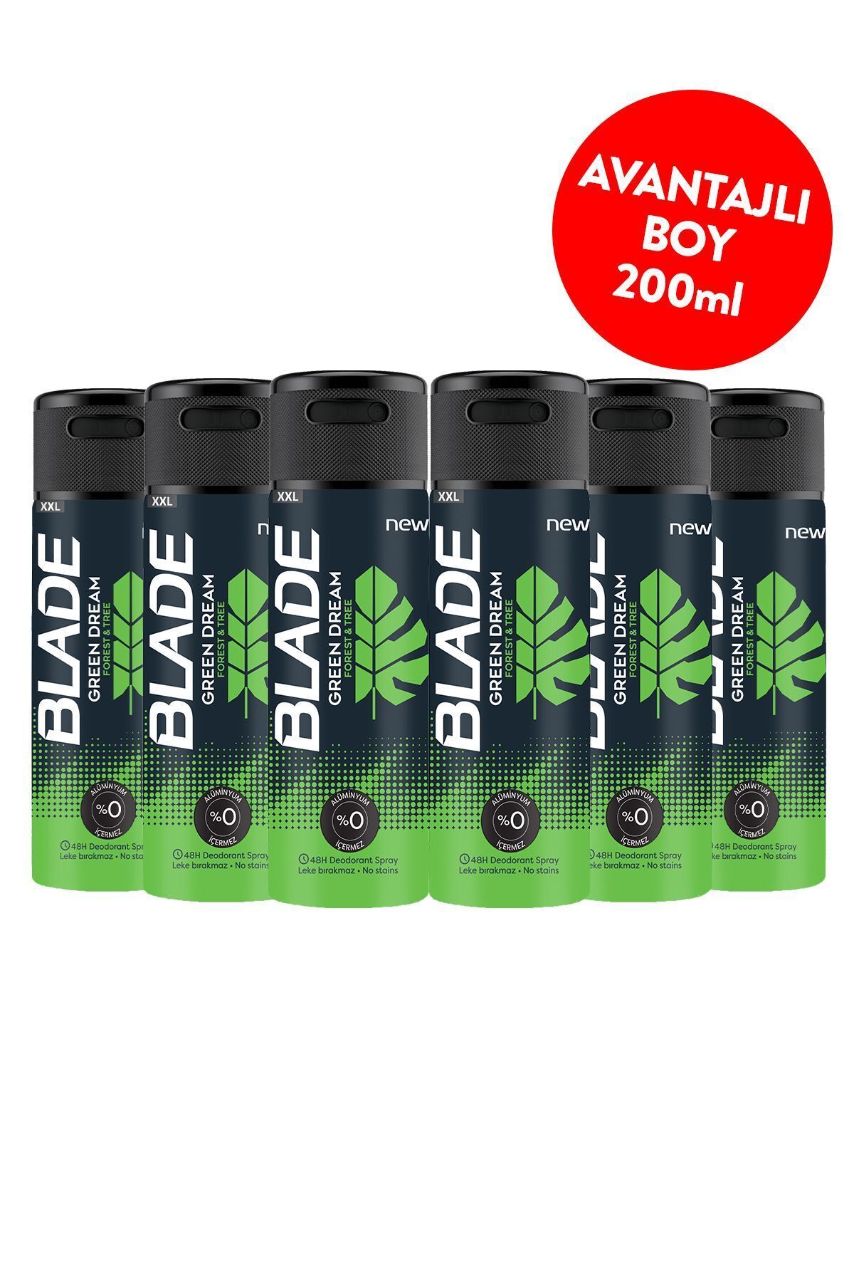 Blade Green Dream Erkek Deodorant 6x200 ml