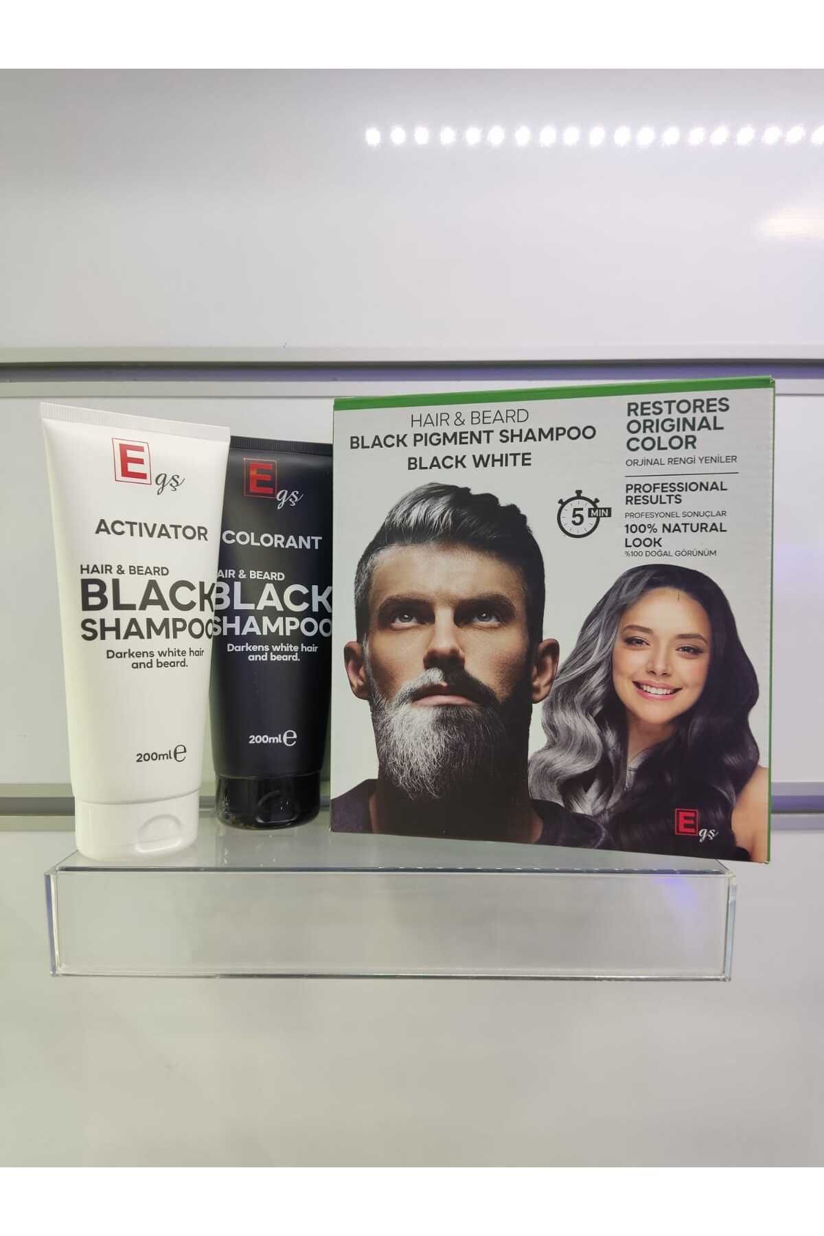 EGŞ COSMETİCS Haır&bread Black Pıgment Shampoo Black White Siyahlatıcı