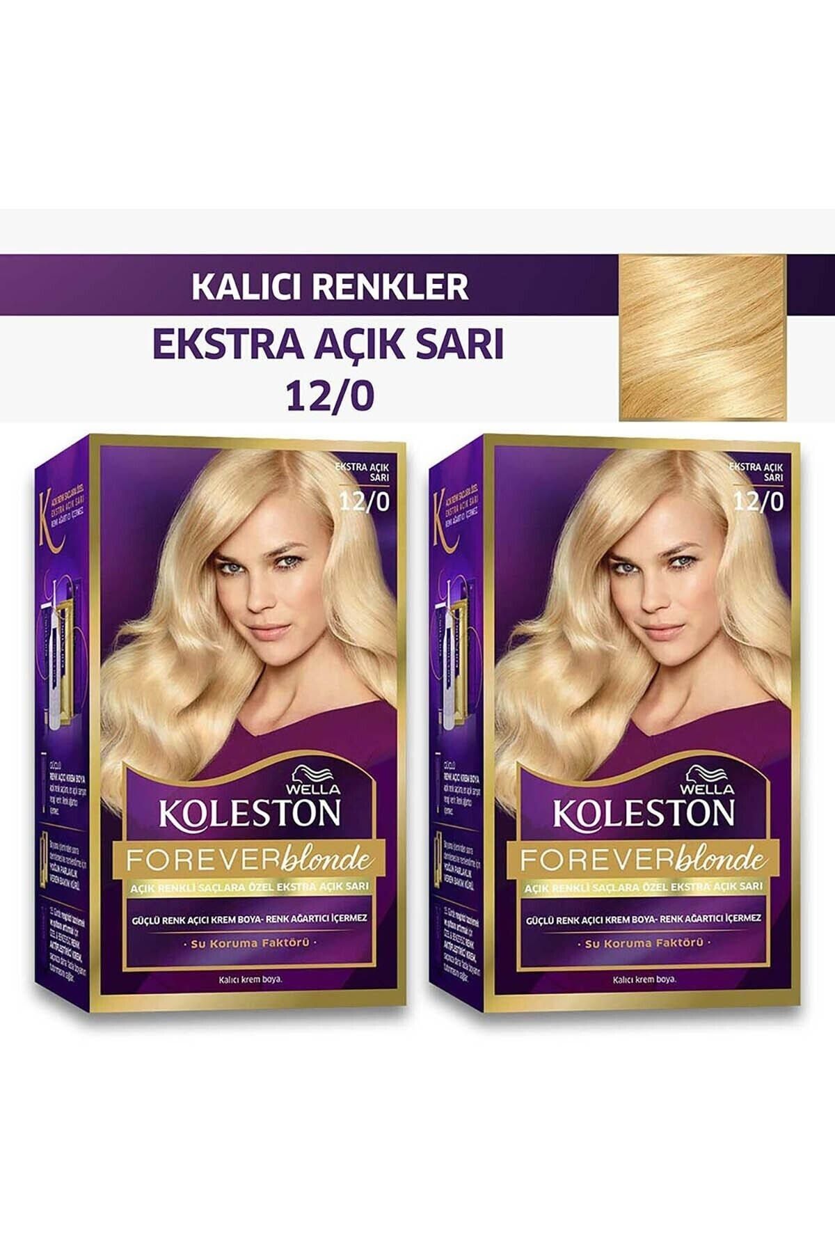 Wella Koleston Kit Saç Boyası 12/0 Çok Açık Doğal Sarı X 2 Adet