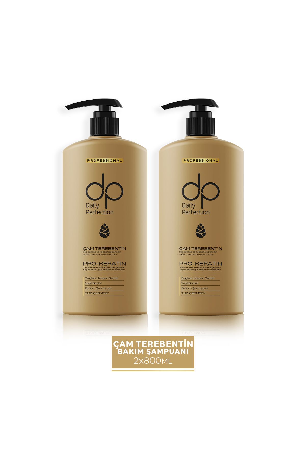 dp Daily Perfection Şampuan Çam Terebentin 800 ml X 2 Adet