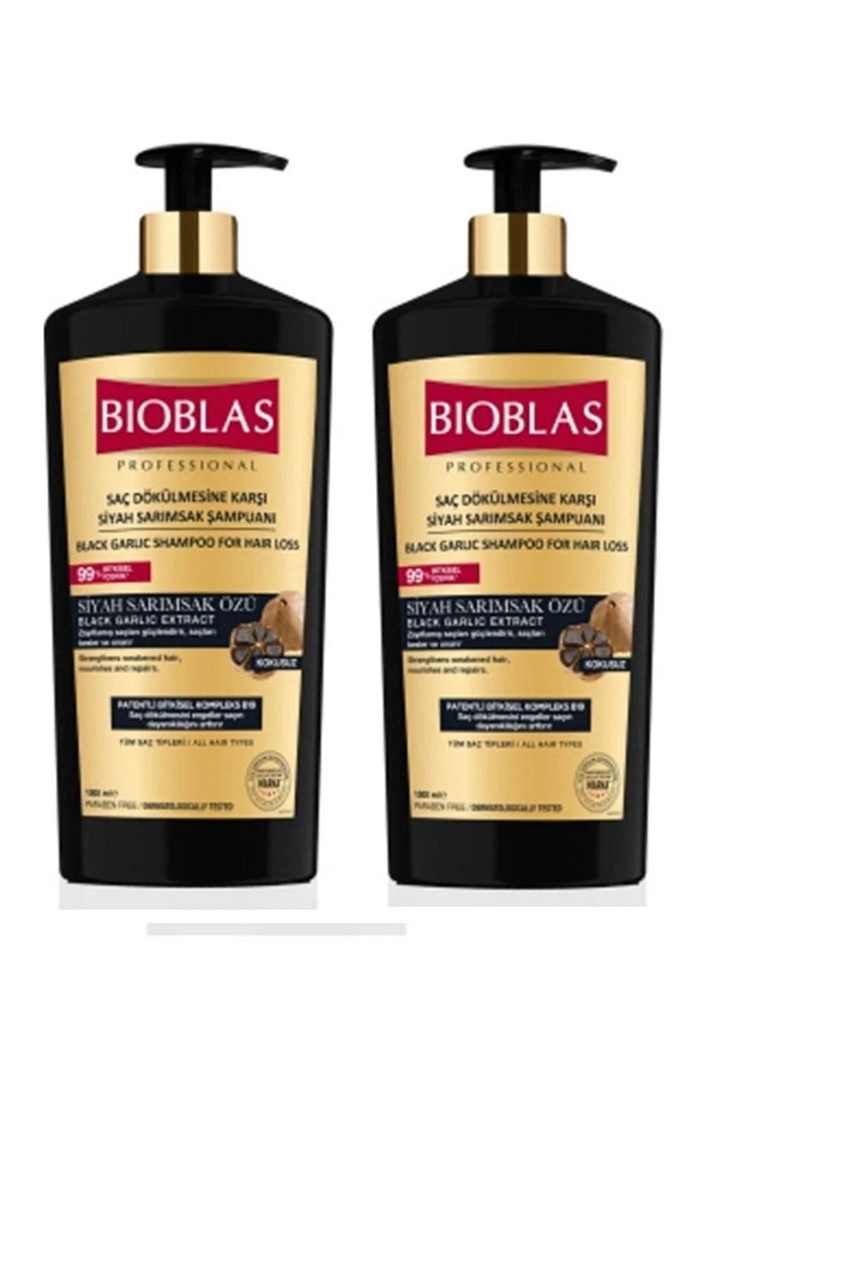 Bioblas Siyah Kara Sarımsak Şampuanı 1000ml X 2adet