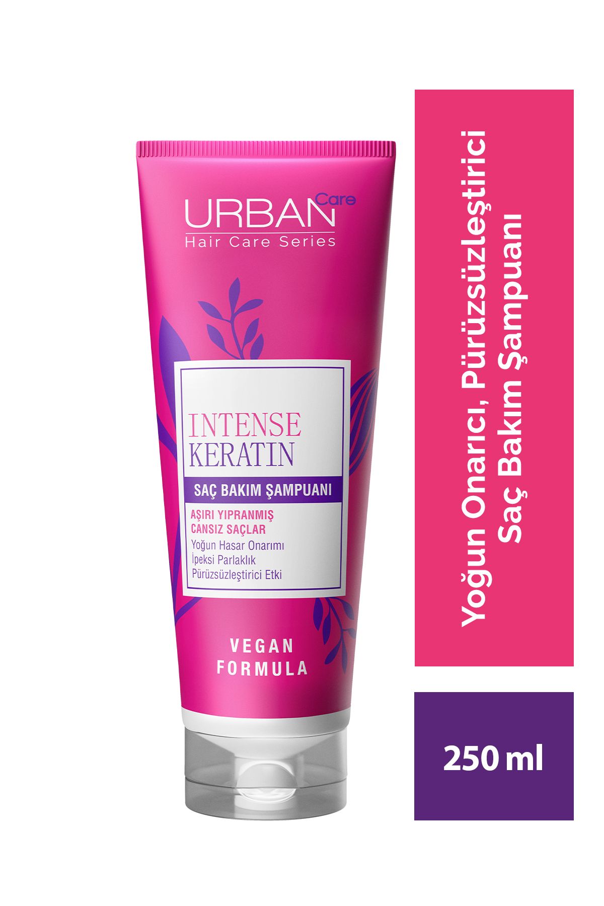 Urban Care Intense Keratin Aşırı Yıpranmış Saçlara Özel Saç Bakım Şampuanı-250 Ml-vegan