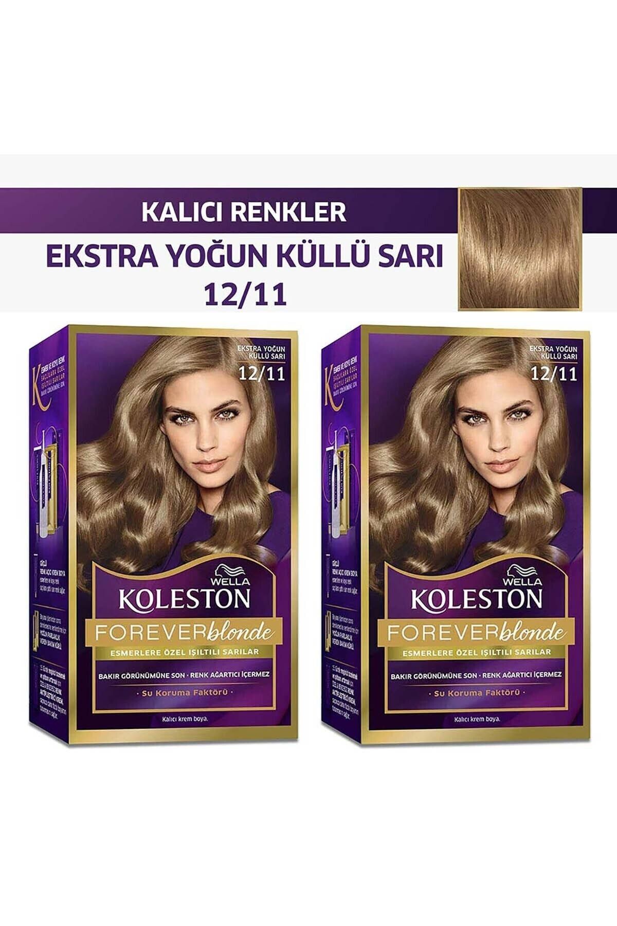 Wella Koleston Kit Saç Boyası 12/11 Yoğun Küllü Sarı X 2 Adet