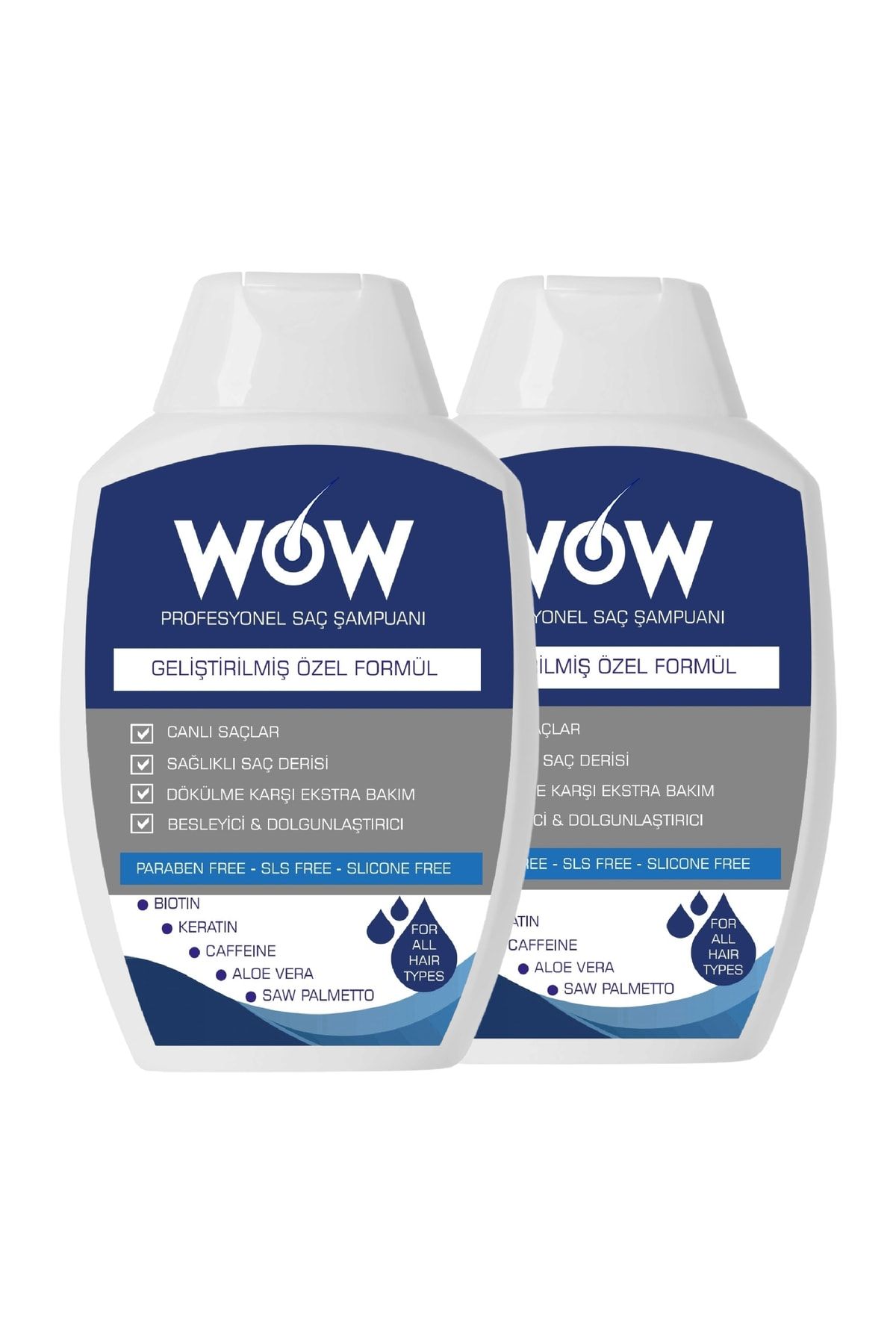 Wowhaircare Hair Saç Şampuanı - 2 Adet