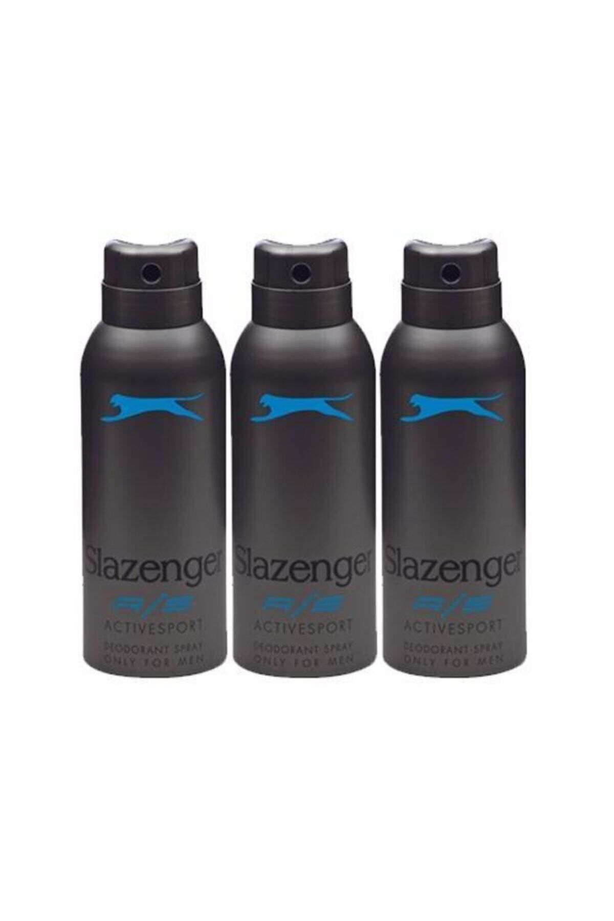 Slazenger Deodorant Active Sport Mavi 150ml X 3 Adet