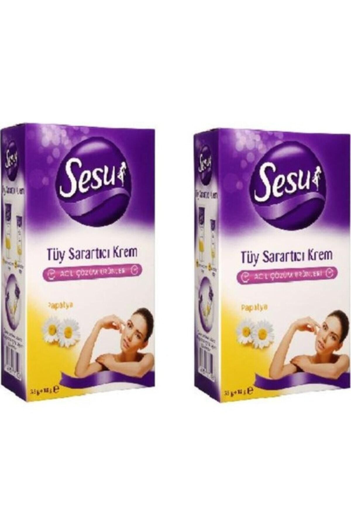 Sesu Tüy Sarartici Krem 35g + 18g Papatya X2 Adet PRA-1314341-3709