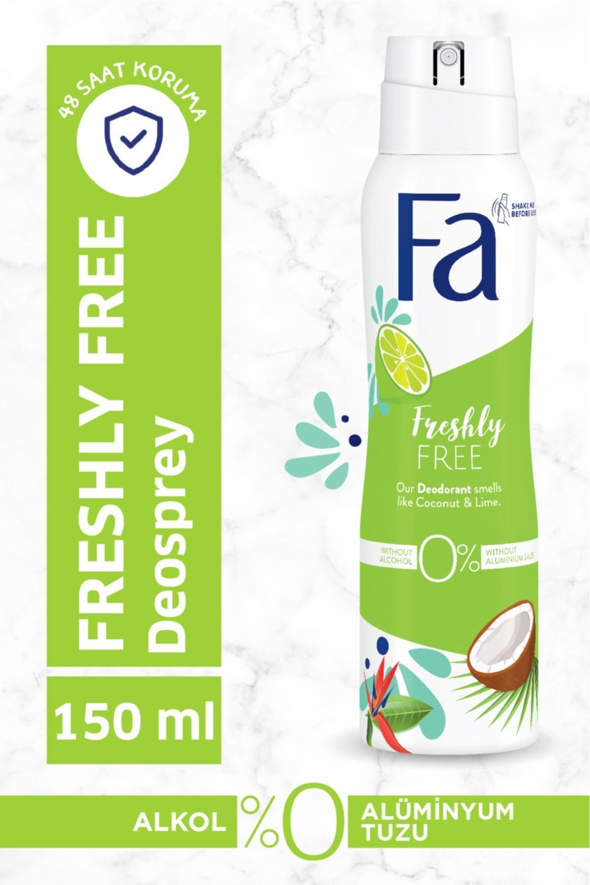 Fa Freshly Free Misket Limonu & Hindistan Cevizi Deosprey