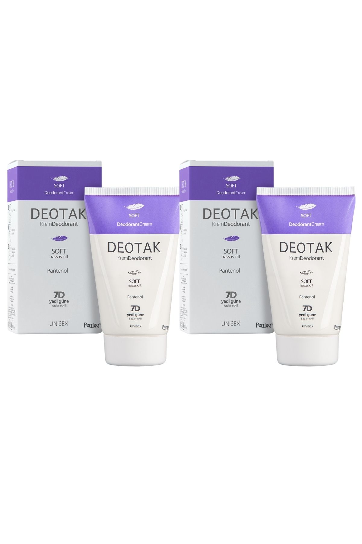 Deotak Krem Deodorant Soft Hassas Ciltler İçin 35 ml x 2 adet