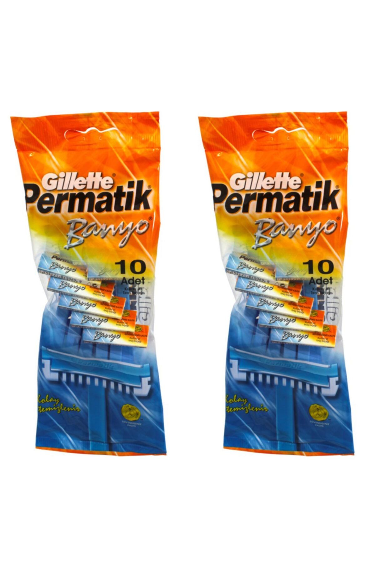 Gillette Permatik Banyo 10+10 20'lı Kullan-at Tıraş Bıçağı