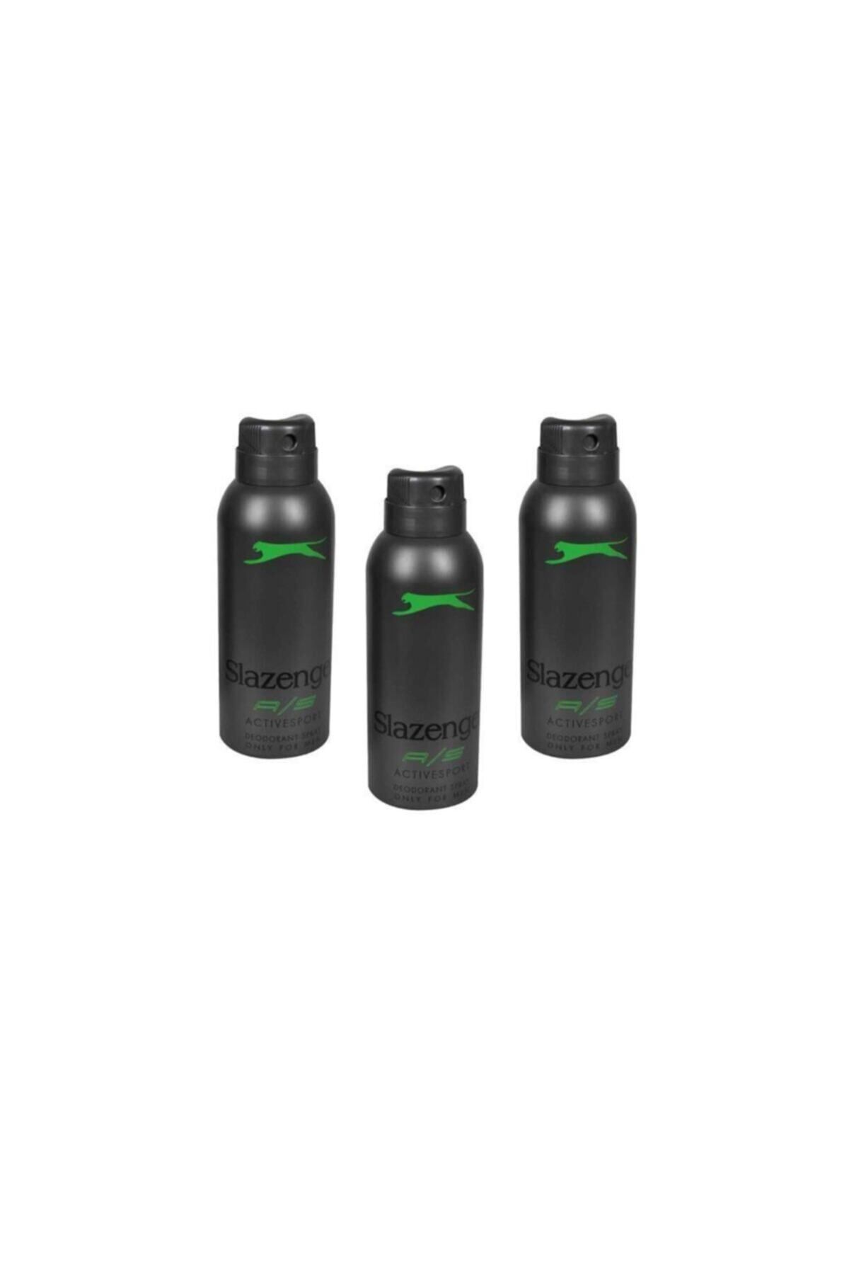 Slazenger Deodorant Active Sport 150ml(YEŞİL) X 3 Adet