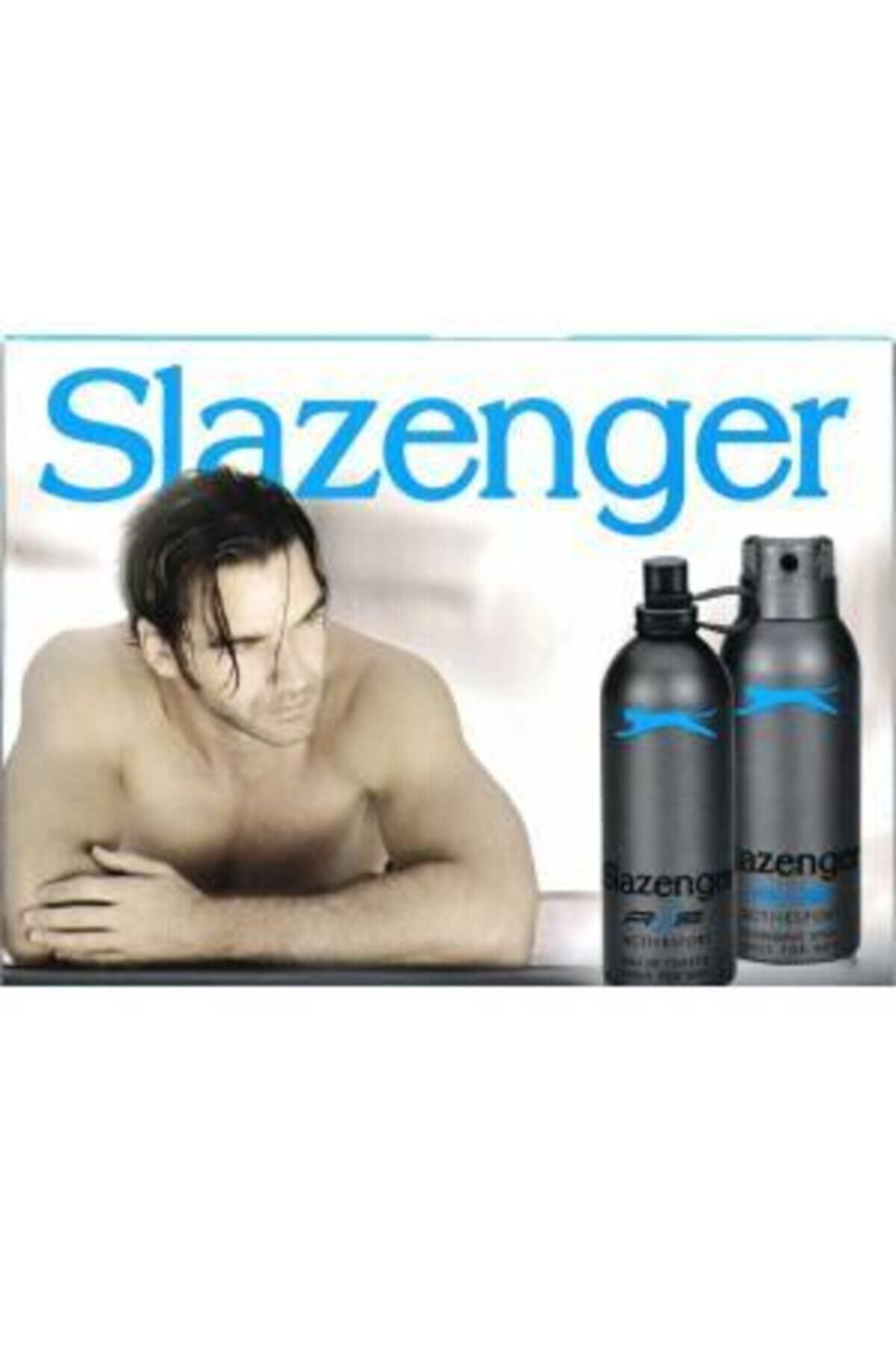 Slazenger Parfüm Mavi 125 Ml. Deodorant Mavi 150 Ml.