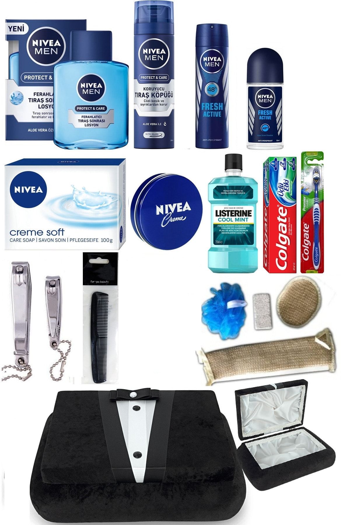 NIVEA Damat Çeyiz Bohça Sandık Seti - Full Lüks Set