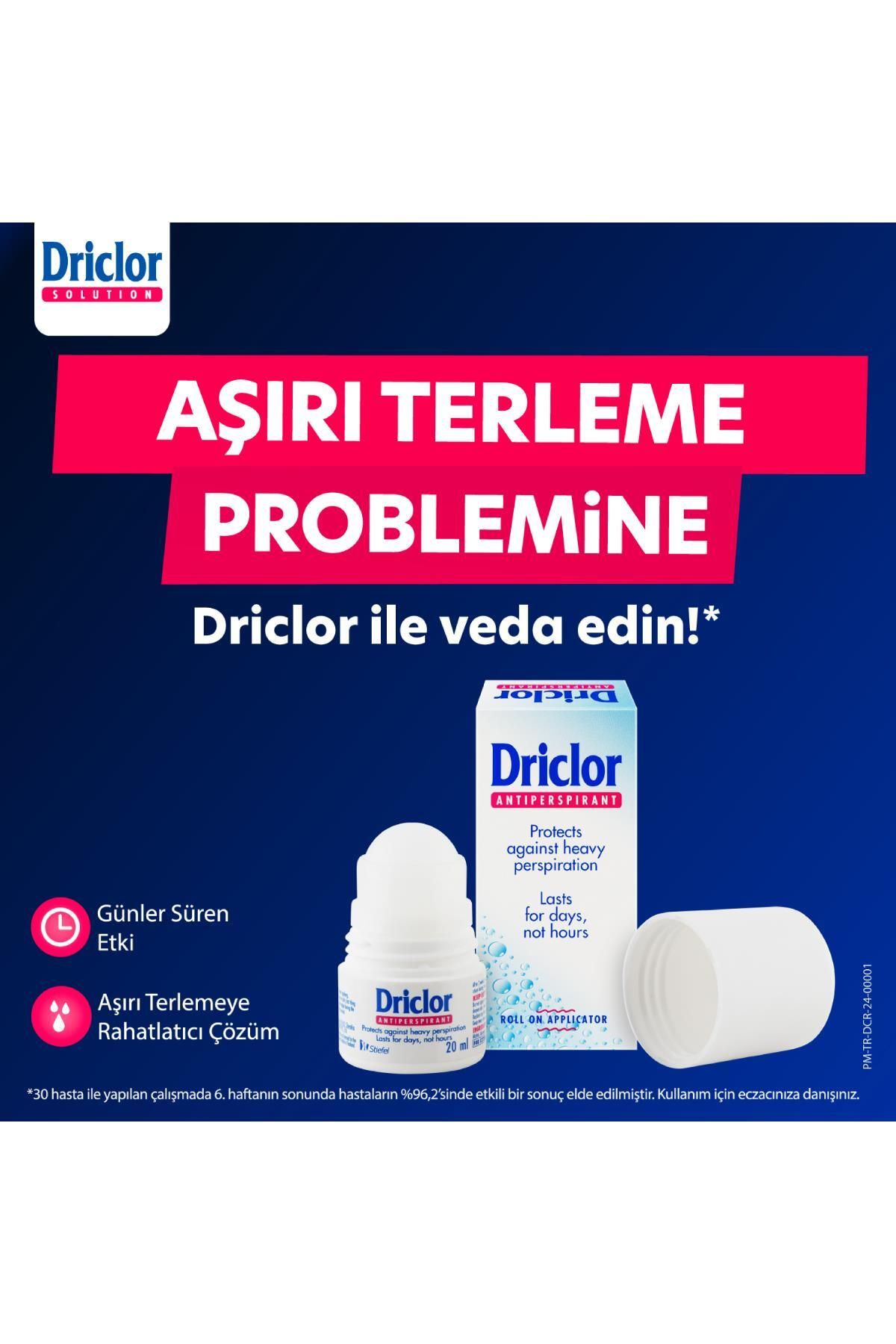 Driclor Aşırı Terleme Önleyici Antiperspirant Roll-on 20ml