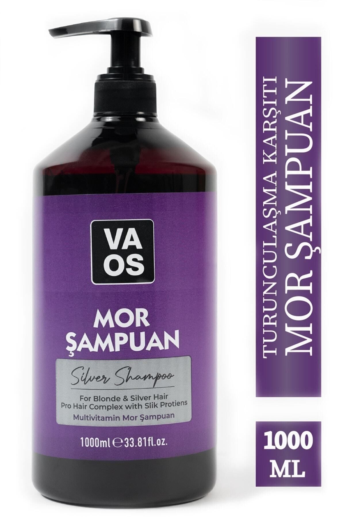 VAOS Turunculaşma Karşıtı Silver Mor Şampuan 1000ml