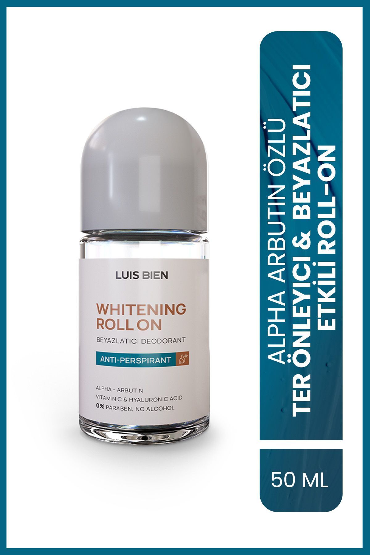 Luis Bien Alpha Arbutin Özlü Ter Önleyici & Beyazlatıcı Etkili Roll-on | 50ml |