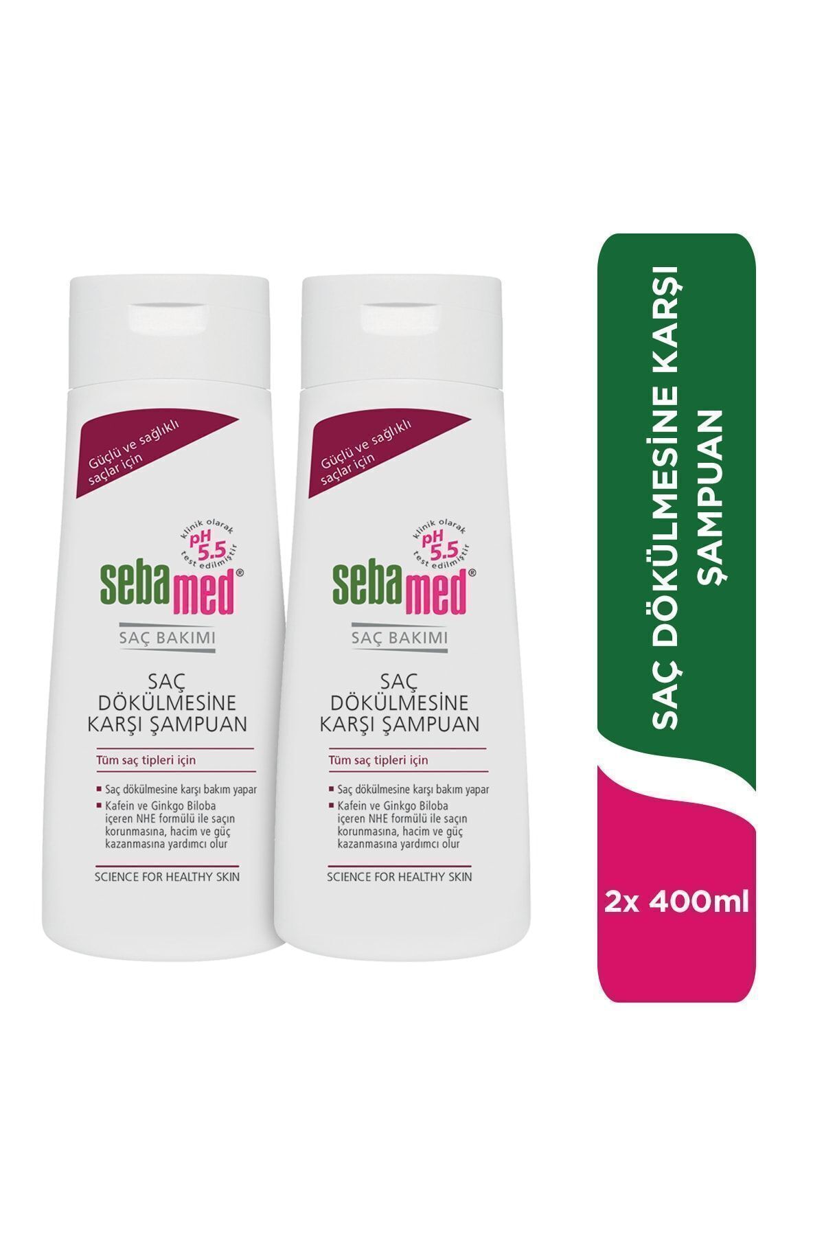 Sebamed Saç Dökülmesine Karşı Etkili Anti Hairloss Şampuan 400 ml X 2