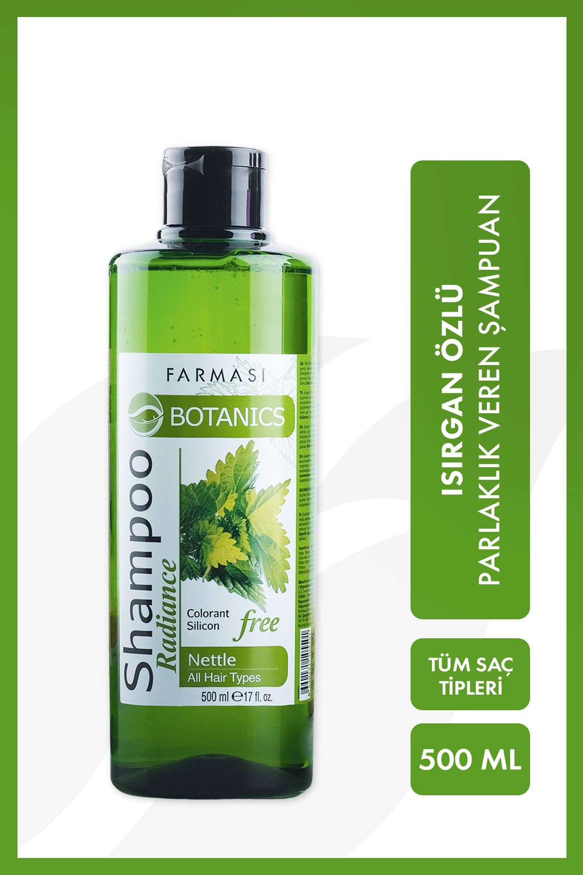 Farmasi Botanics Isırgan Özlü Parlaklık Veren Şampuan 500 ml