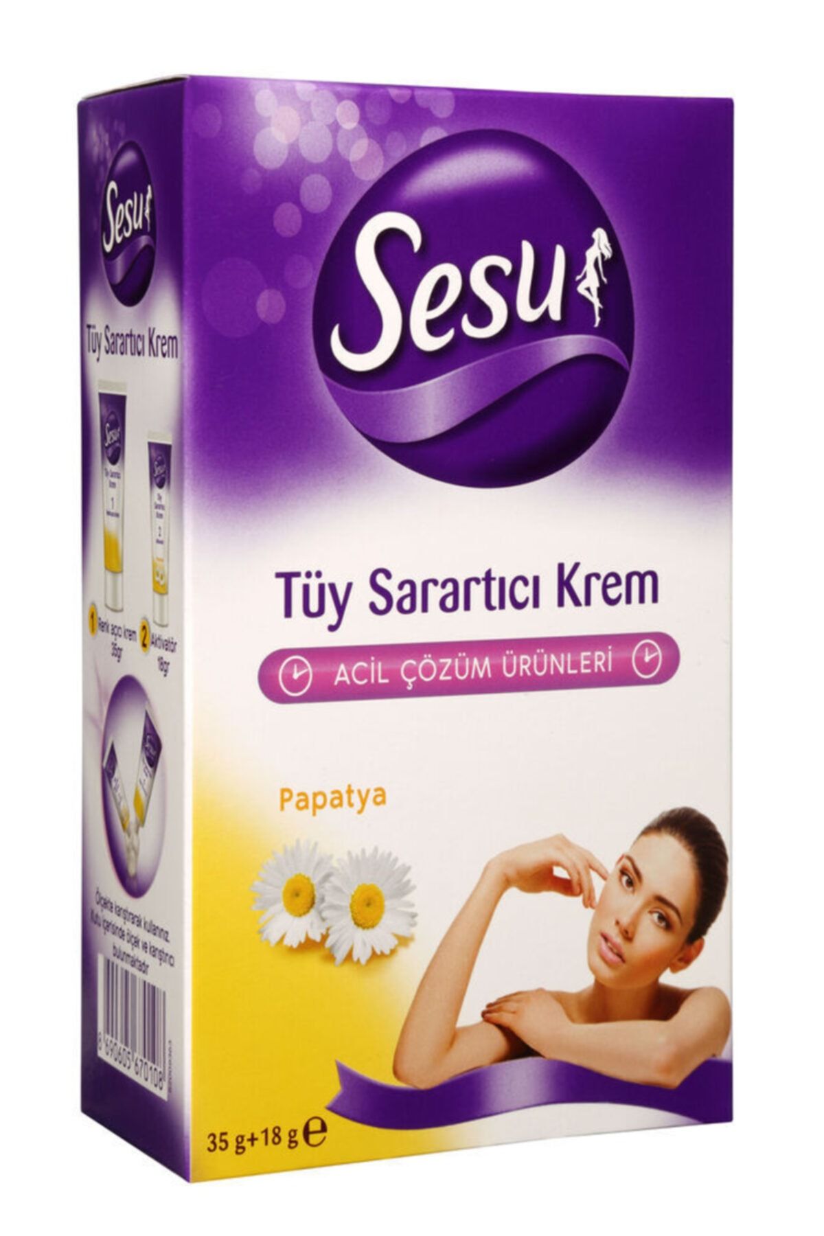 Sesu Tüy Sarartıcı Krem 35 ml