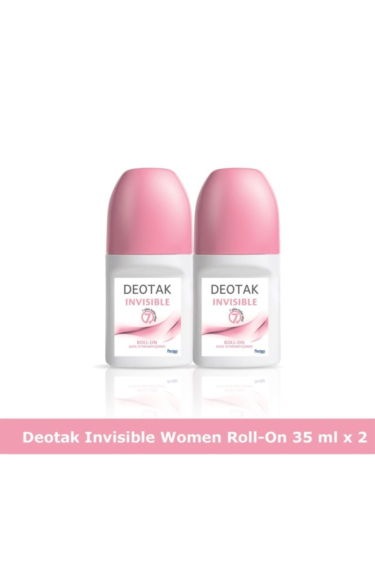 Deotak Invisible Kadın Roll-on Deodorant 35 ml x 2 adet