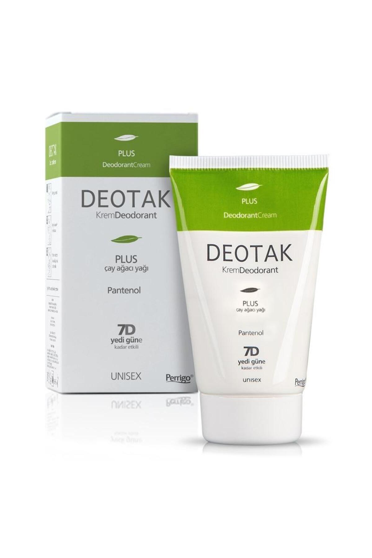 Deotak Krem Deodorant Plus Çay Ağacı Yağı 35 ml