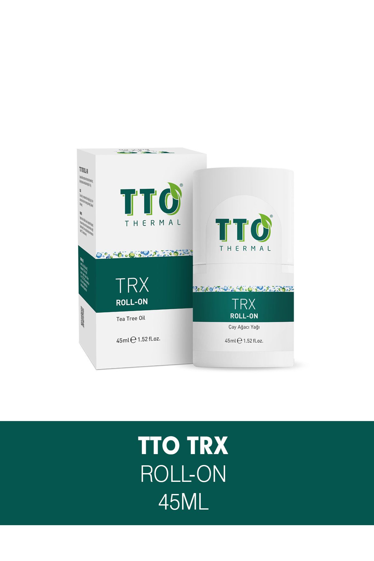 Tto Trx El,ayak, Koltuk Altı Terleme Önleyici Roll-on 45 ml (ÇAY AĞACI YAĞI / TEA TREE OIL)