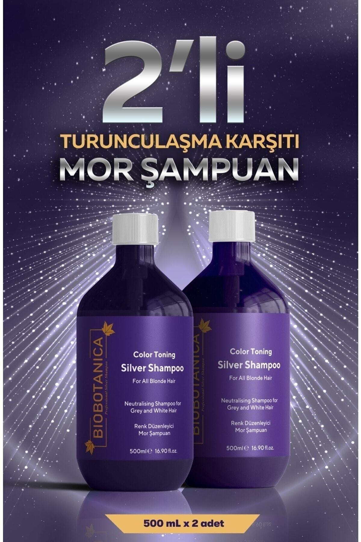 Biobotanica Silver Turunculaşma Karşıtı Mor Şampuan 2 X 500 Ml ( 2 Adet )